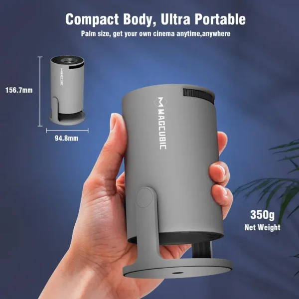 MAGCUBIC HY300Pro Android 14 Projector, 290ANSI Dual WiFi6 BT5.4 Allwinner H726 1280*720P Projector, Home-Cinema Outdoor Projector, Home Theater Projector - Image 3